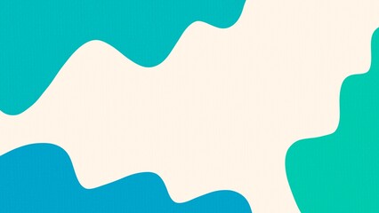 Pastel blue and green color liquid background