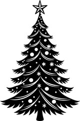 Obraz premium christmas tree vector