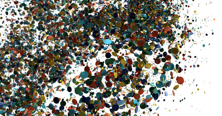 Colorful Confetti Explosion