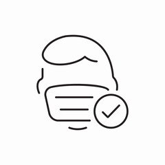 safety sign wear icon sign vector