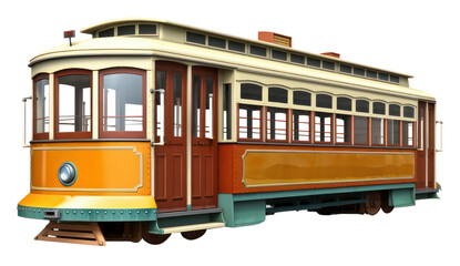 Naklejka premium PNG San francisco tram vehicle bus.