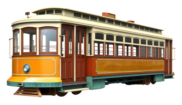PNG San francisco tram vehicle bus.