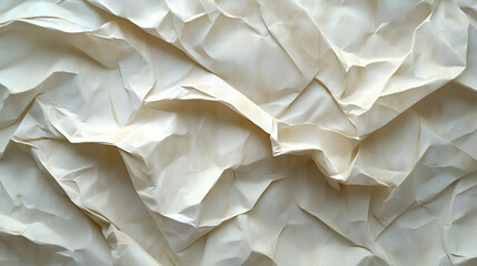Obraz premium Abstract Wrinkled Paper Background - Close Up Texture
