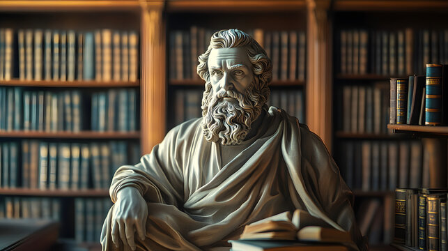 Stoic Silence: The Philosopher&rsquo;s Statue in the Library