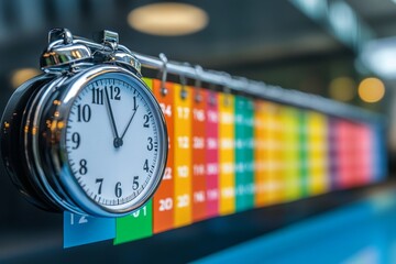 Digital Calendar Schedule Software In Office, Generative AI