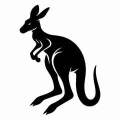 black Silhouette vector animal's  illustrations 