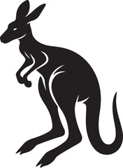 black Silhouette vector animal's  illustrations 