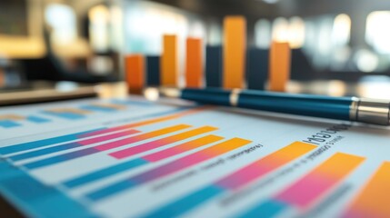 Business Analysis with Colorful Graphs and Charts