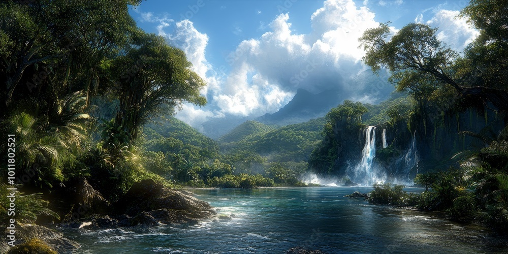 Fototapete Game Development Pipeline: Create a visual representation of the game development pipeline, illustrating stages such as concept art, level design, coding, and testing.