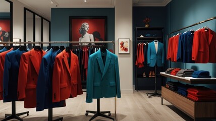Luxury Men's Clothing Store Interior