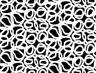 Seamless geometric pattern, brush strokes print.