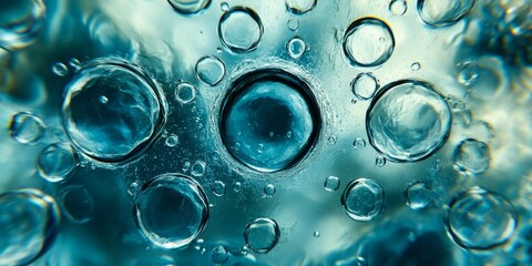 Cell Membrane Interactions: Illustrate the interaction between multiple cells at the membrane level, with visible communication signals or particles passing between them,
