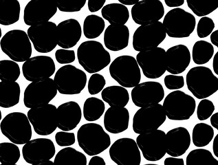 Seamless geometric pattern, brush strokes print.