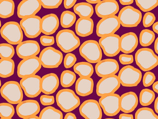 Seamless geometric pattern, brush strokes print.