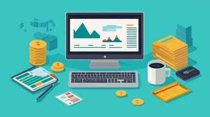 Computer App For Money, Budget And Expense Tracking, Generative AI