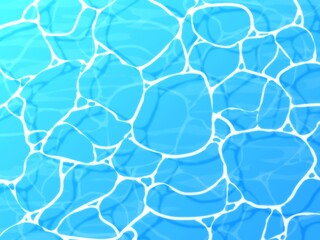 水面のイラスト