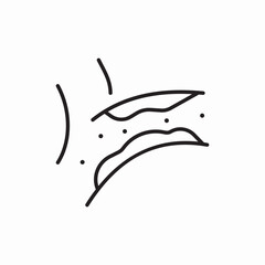 thrombus in veins icon sign vector