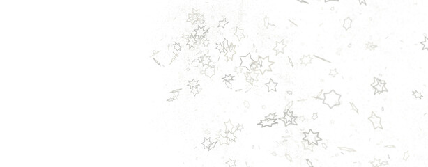 Celestial Christmas Symphony: Enthralling 3D Illustration of Falling Holiday Starbursts