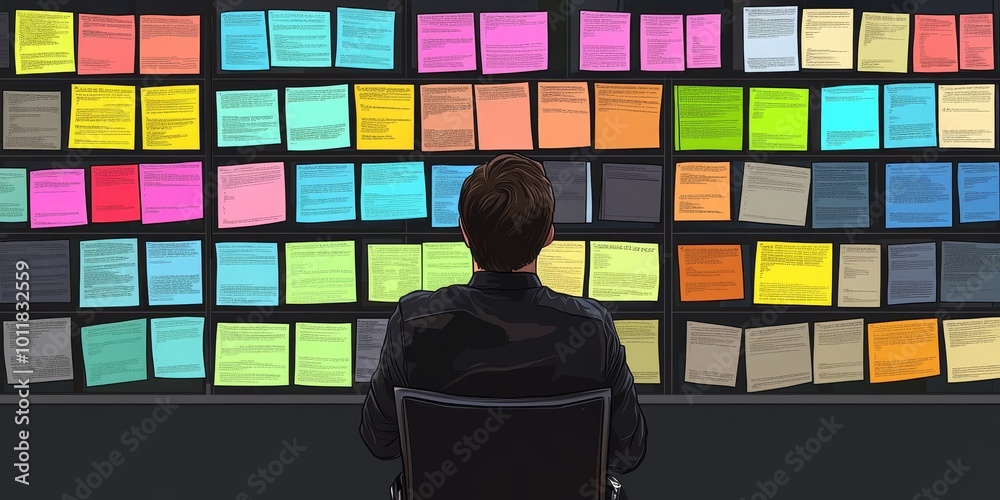 Poster Project Management Methodologies: Create an infographic comparing various project management methodologies (Agile, Waterfall, Scrum, Kanban), highlighting their strengths