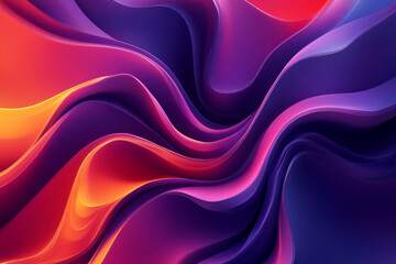 Fototapeta premium Abstract Gradient Shape Compositions for a Modern and Dynamic Design with Vibrant Colors