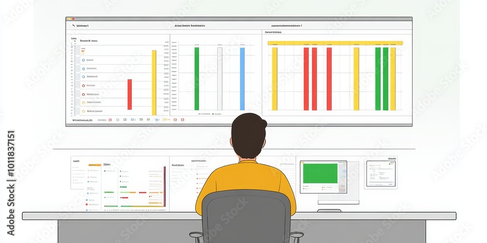 Poster Project Management Methodologies: Create an infographic comparing various project management methodologies (Agile, Waterfall, Scrum, Kanban), highlighting their strengths