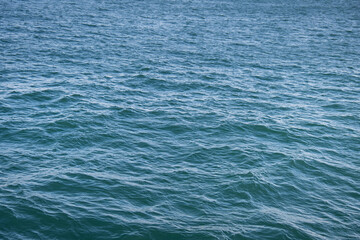 waves on the sea surface. Blue water asbstract. 