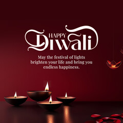 Happy Diwali Social Media poster