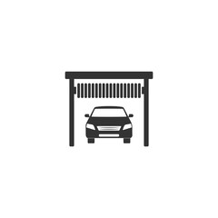 Car wash icon isolated on transparent background