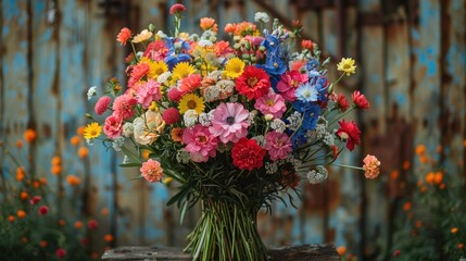 Vibrant Bouquet of Flowers
