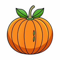 pumpkin isolated on white background