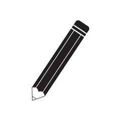 Edit pencil or pencil for writing flat icon for apps and websites