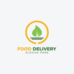 Food order logo design for delivery and restaurant business. Food delivery or catering logo design template graphic design  illustration. Symbol, icon, creative. Online fast food delivery
