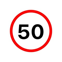 speed limit sign