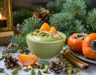 Dessertcreme im Winter