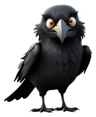 Fototapeta premium PNG Blackbird cartoon animal beak.