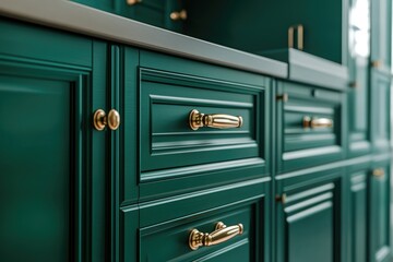 Modern Luxury Kitchen Interior Design with Stylish Wooden Cabinet and Elegant Marble Slab