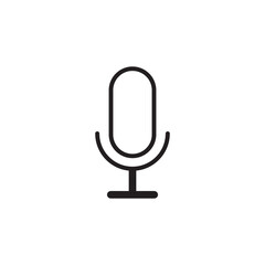 mic glyph icon
