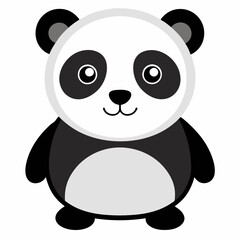 black and white panda