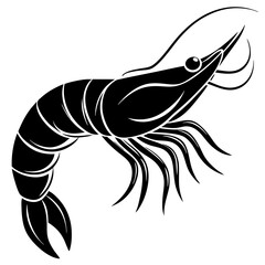 black and white shrimp