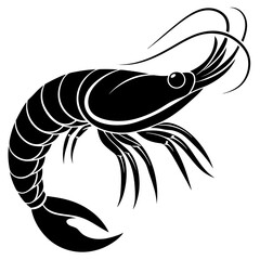 black and white shrimp