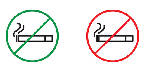 no smoking symbol vector illustration