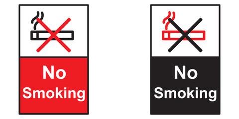 no smoking symbol vector illustration