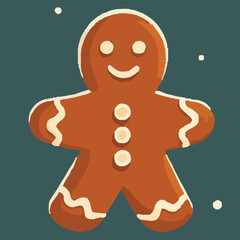 illustration Vector of gingerbread chistmas