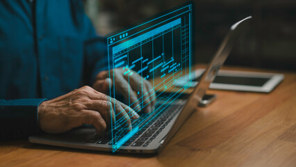 Analytics and Data Management System to make report with KPI and metrics connected to database....