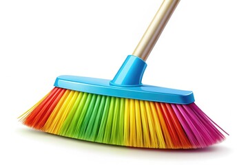 Chic broom vector illustration perfect for cleaning, housekeeping, and home maintenance design projects. Ideal for adding a stylish touch to any related graphic work.