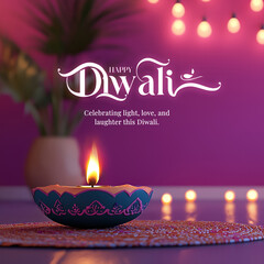 Happy Diwali social media banner