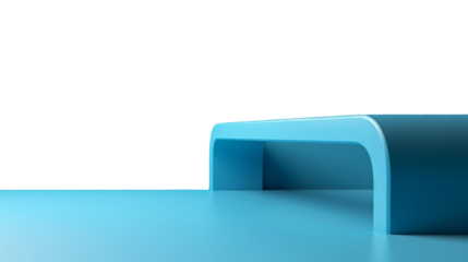 A minimal blank search bar isolated on a pastel blue background in PNG format. Perfect for web design mockups, UI/UX projects, or search engine visuals.