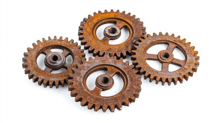 Rusted Gears - AI Generated