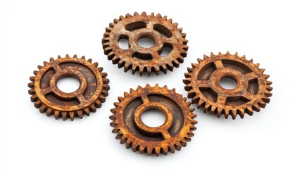Rusted Gears - AI Generated