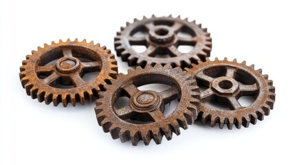 Rusted Gears - AI Generated